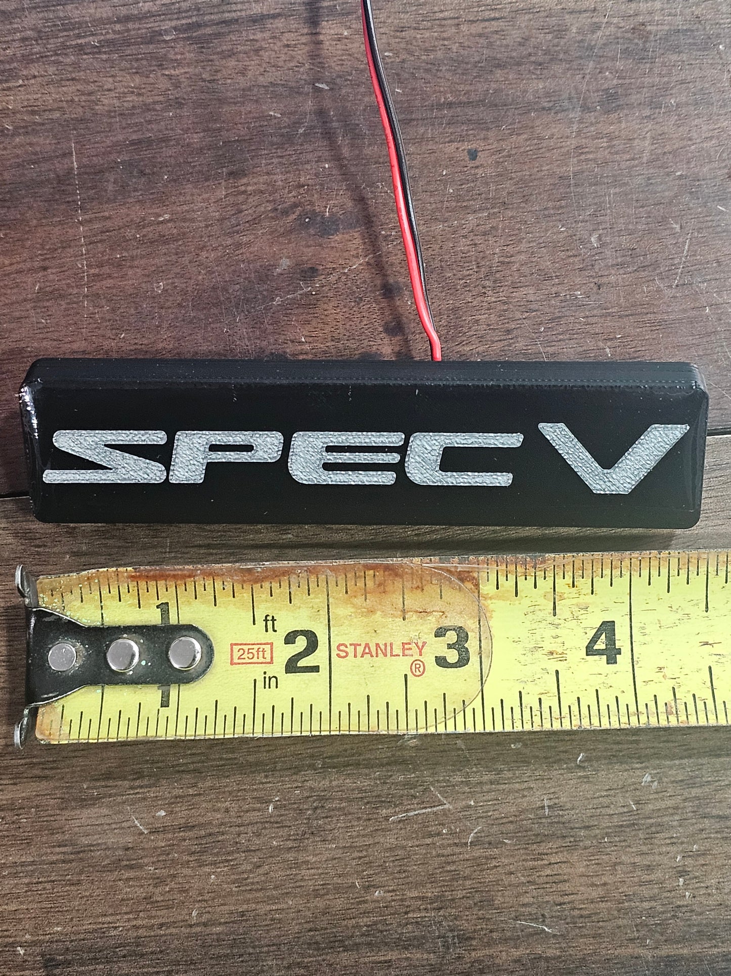 The Spec V emblem (12v led)